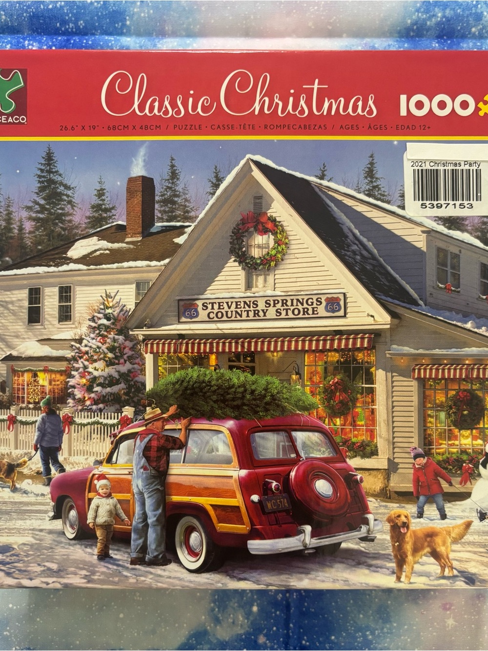 Classic Christmas Country Store Puzzle